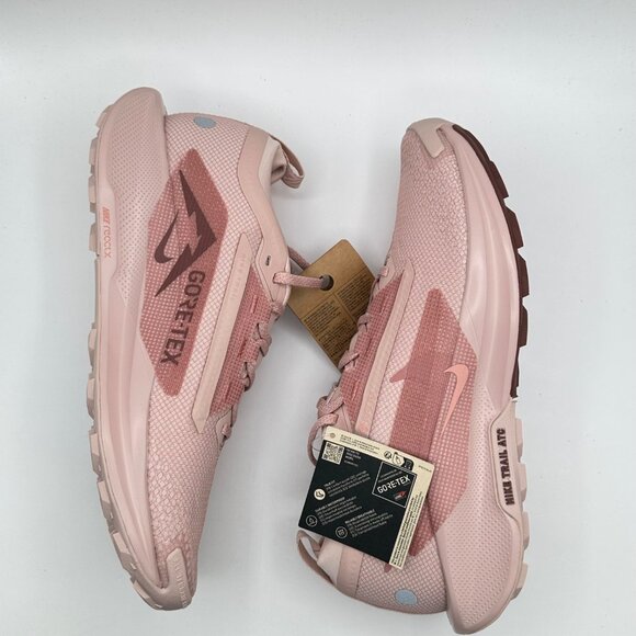 Nike Pegasus Trail 5 Gore-Tex Pink Running FQ0912-601 Women’s 10.5 / Men's 9 - Picture 5 of 9